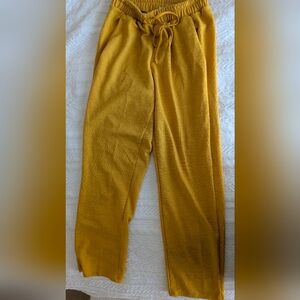 Zara Golden Yellow Trousers